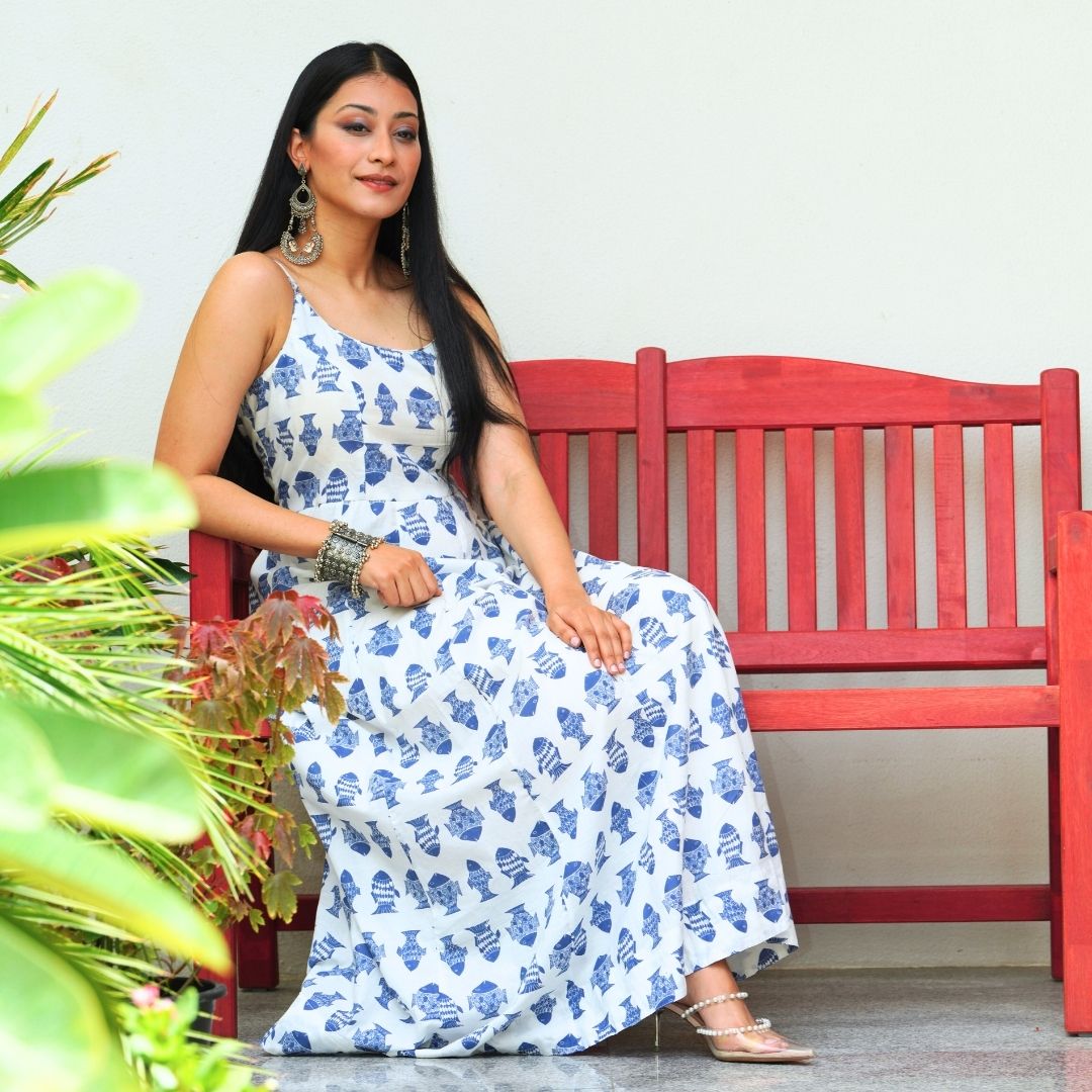 Strappy Maxi Dress - Pisces