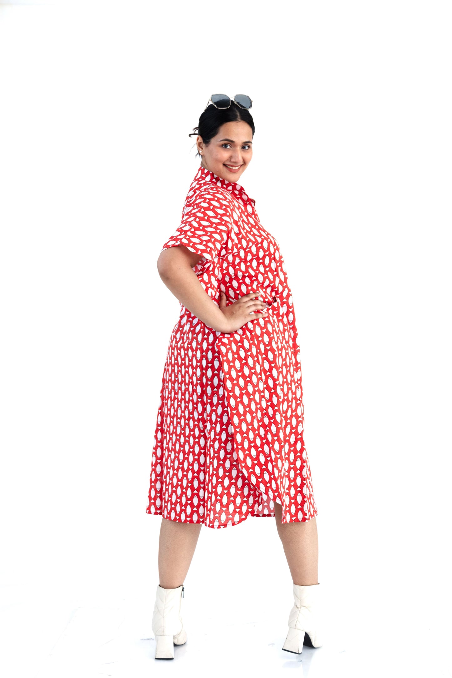 Red Pisces Kaftan