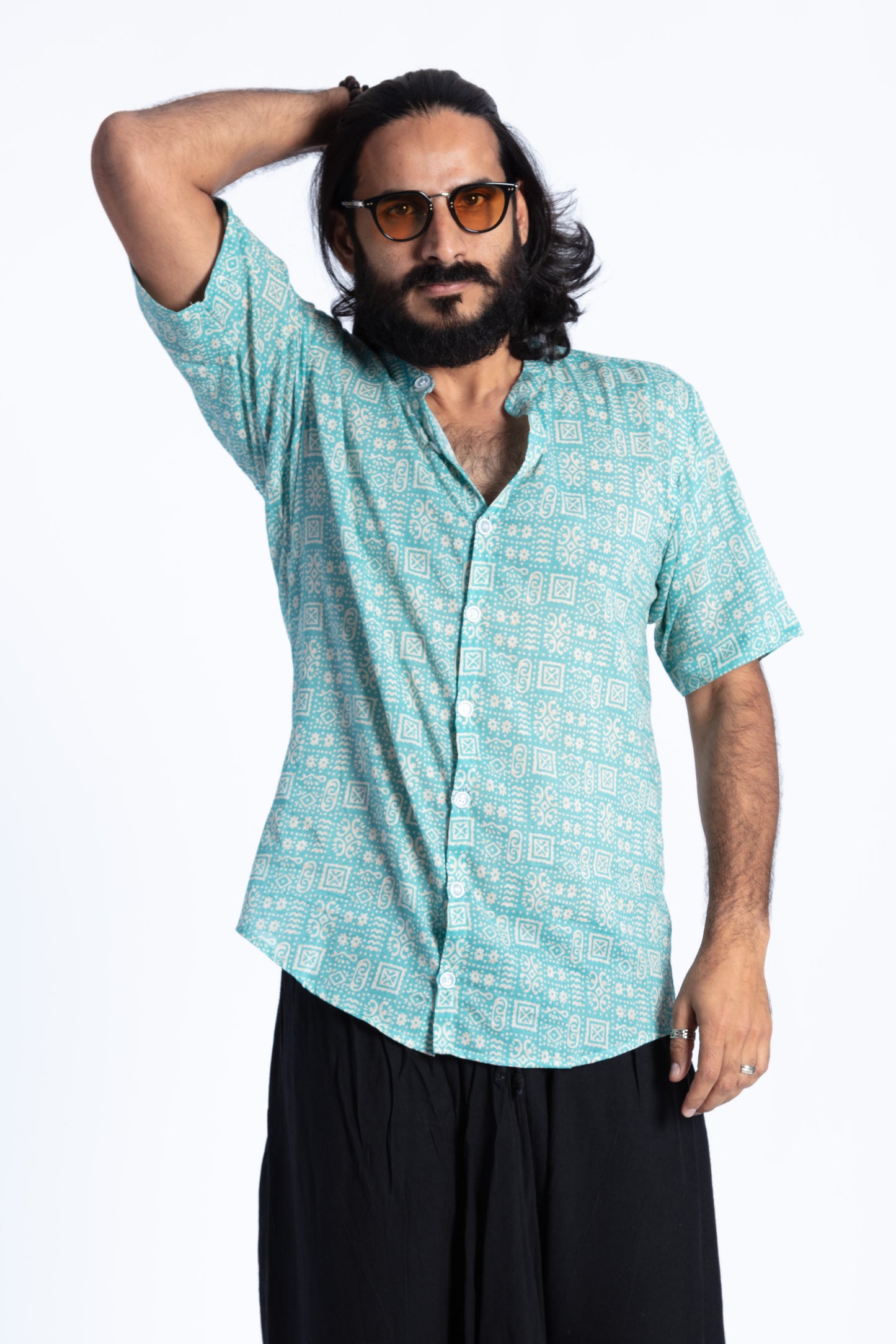 Printed Mulmul Cotton Shirt