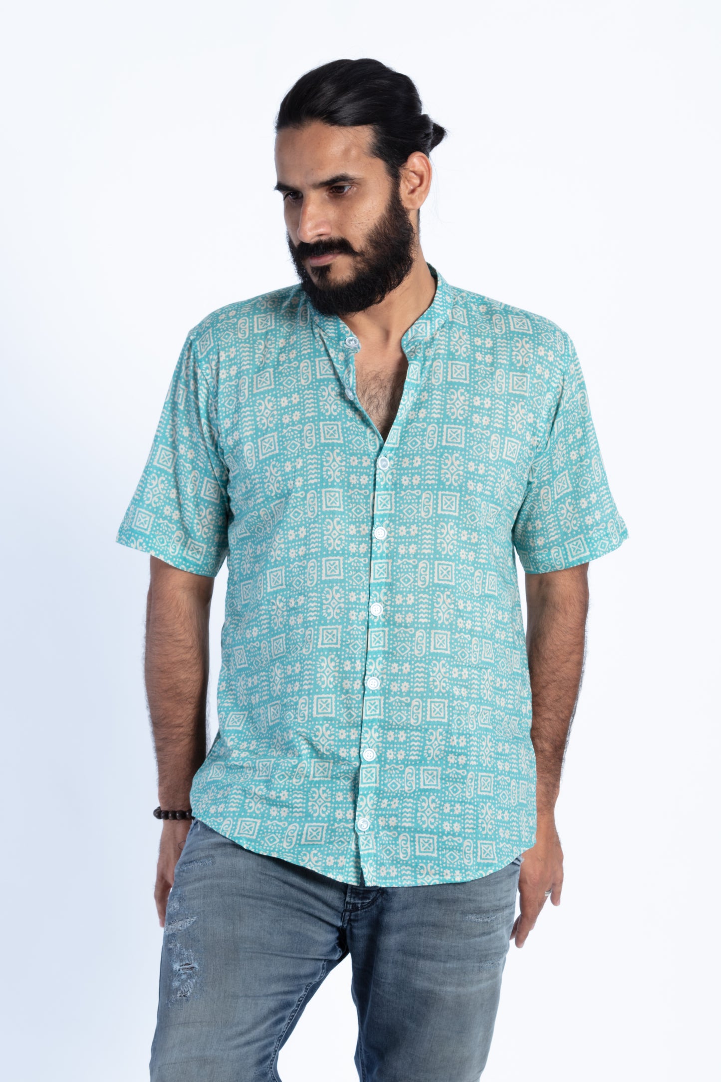 Printed Mulmul Cotton Shirt