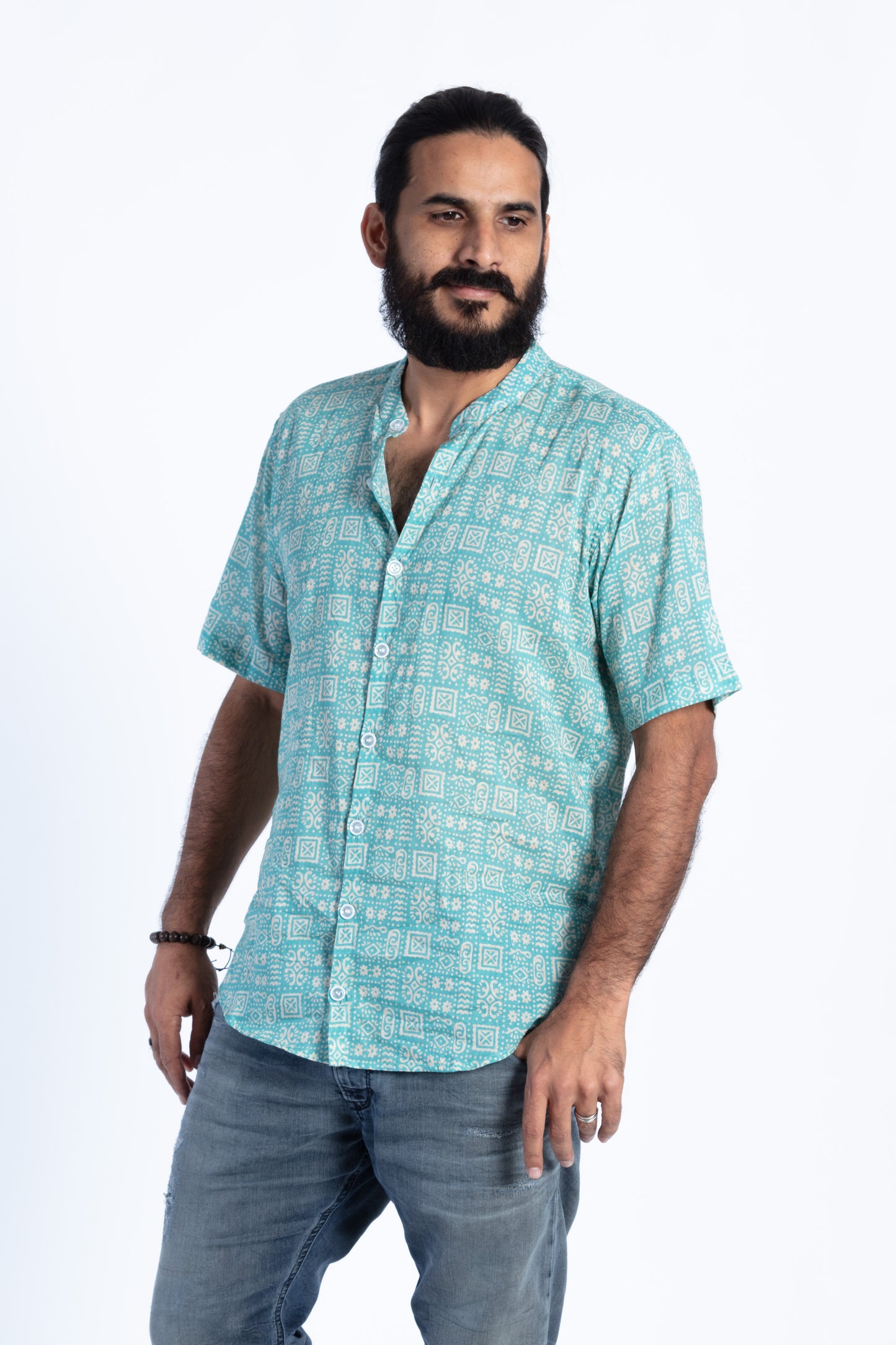 Printed Mulmul Cotton Shirt