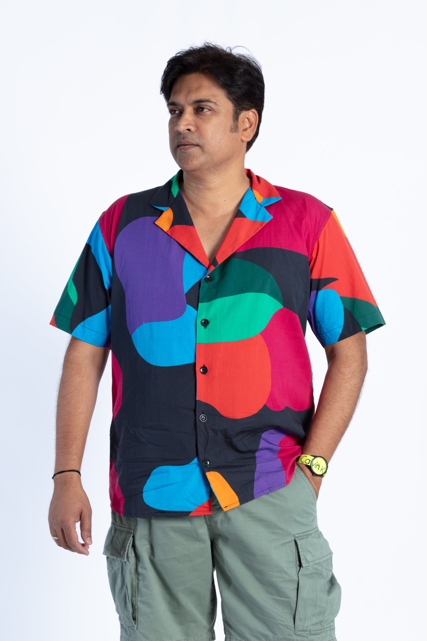 Multicolor Abstract Shirt