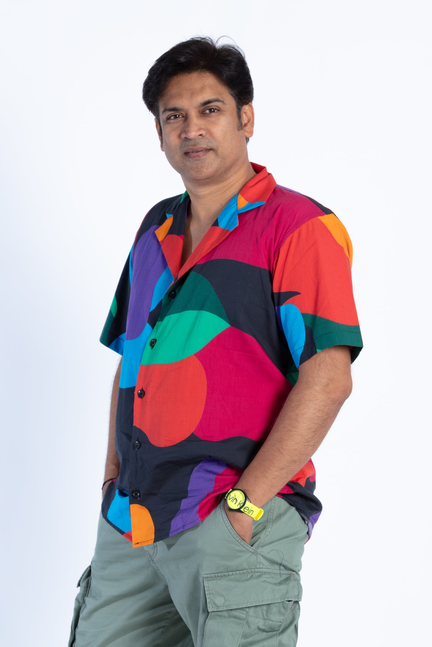 Multicolor Abstract Shirt