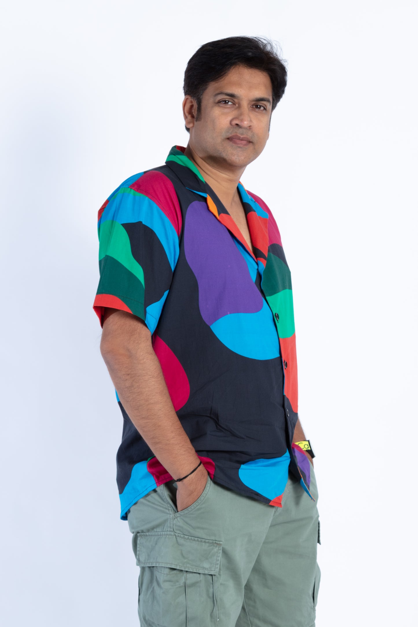 Multicolor Abstract Shirt