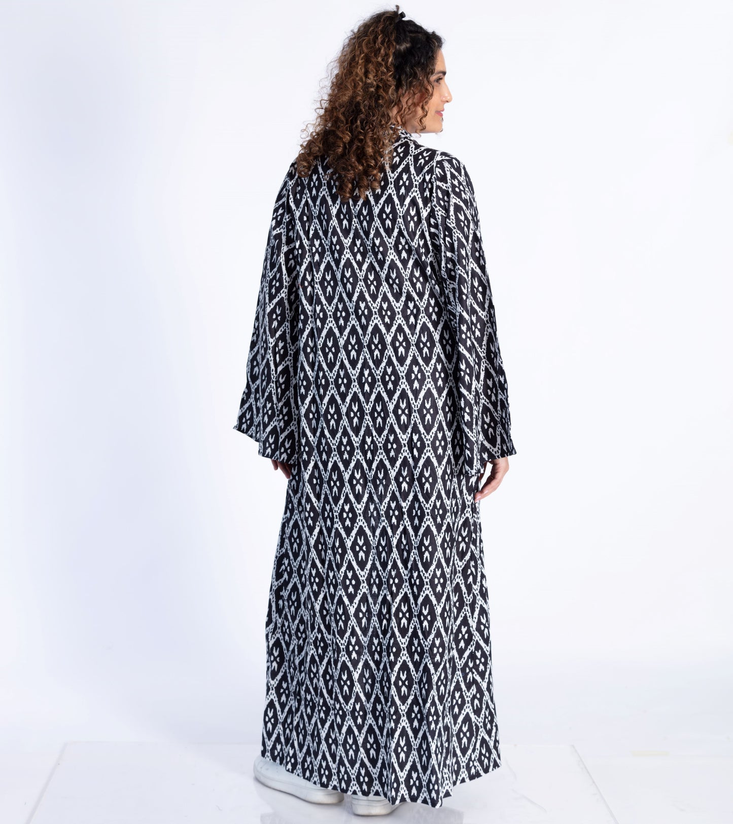 Black Ikat Cape/ Abaya