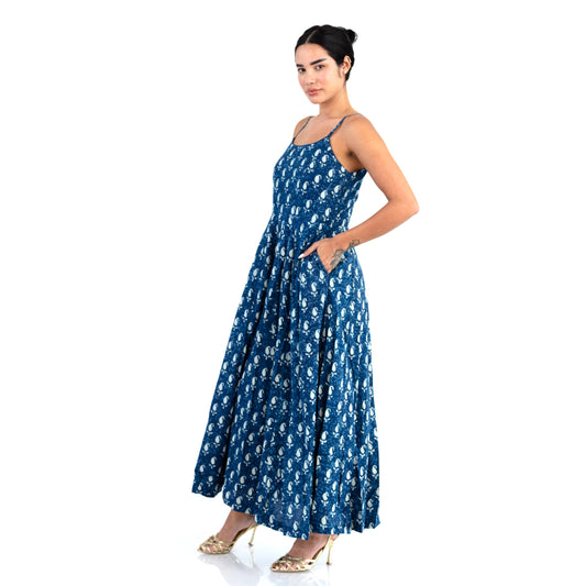 Indigo Maxi Dress - Mango design