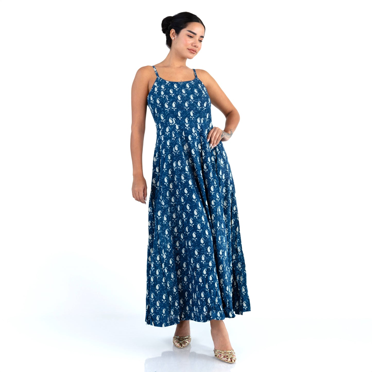 Indigo Maxi Dress - Mango design