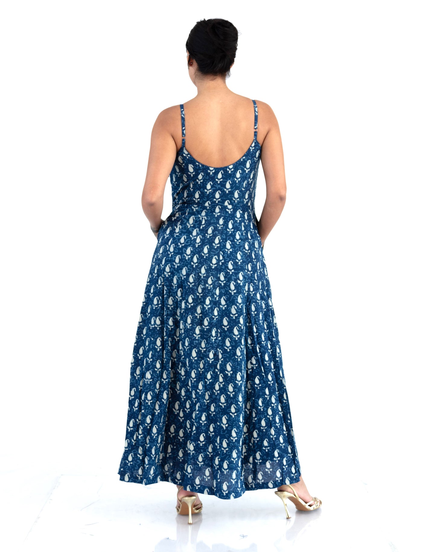 Indigo Maxi Dress - Mango design